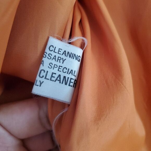 Vintage Women's Brown Leather Knee Length Coat Trench Cowgirl Western Rodeo - Picture 10 of 11